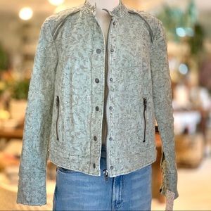 Free People Follow the Flock Jacket Size 12 Moto